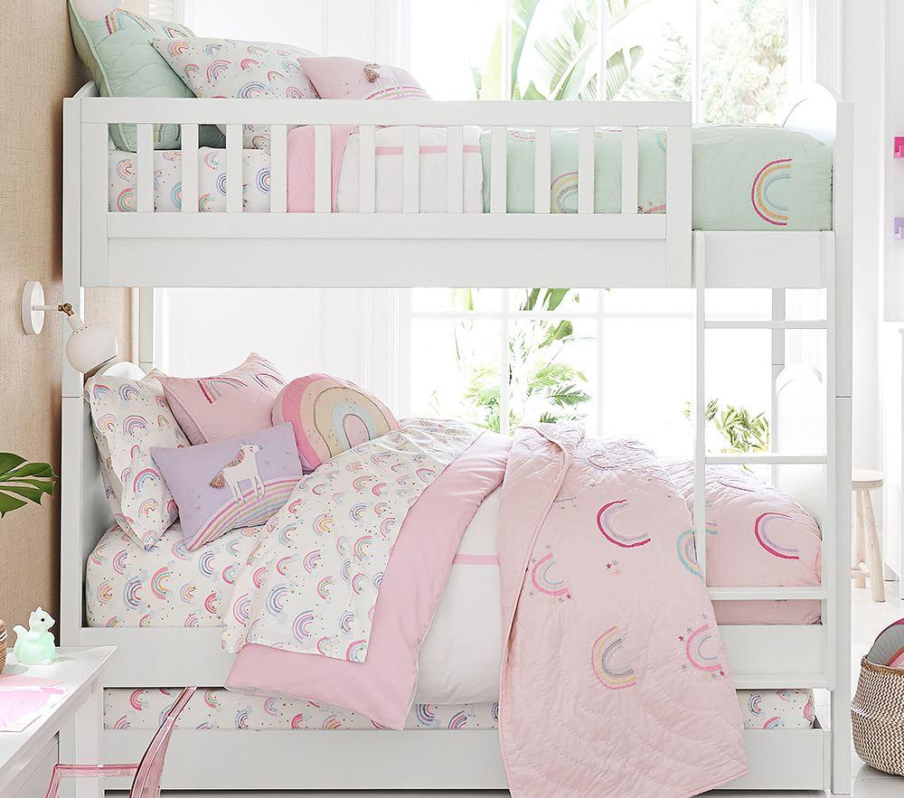Pottery barn kids rainbow bedding deals